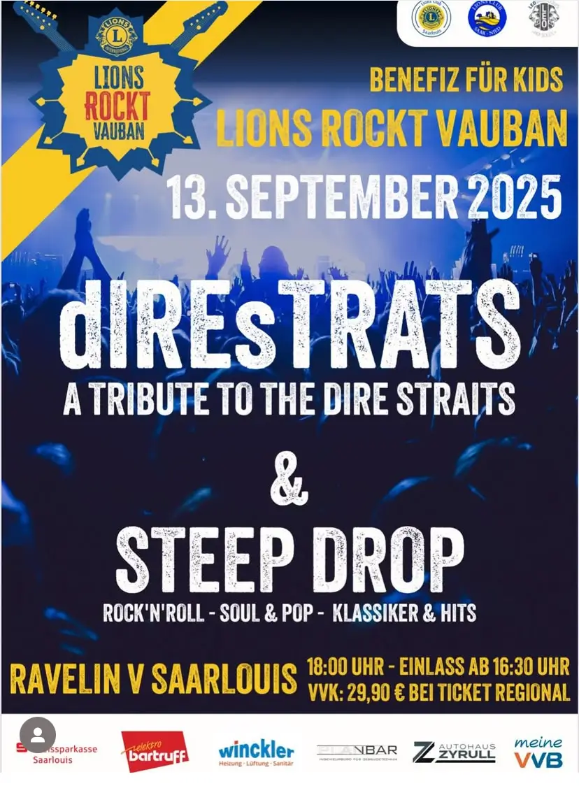 Plakat Lions rockt Vauban 2025